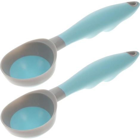 TOYANDONA Cuillères à Glace Ergonomiques en Caoutchouc Lot de 2 pour (1/5)