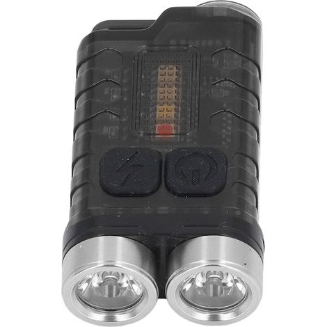 Mini lampe torche porte-clés puissante à LED, lumière rouge, UV et bleue, 900 lm, rechargeable, petite, 12 modes, étanche IP65, aimant arrière V3 (1/5)