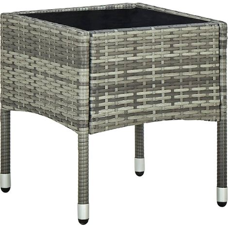 Maison Exclusive - 3-tlg. Bistro-Set mit Sitzkissen Poly Rattan G