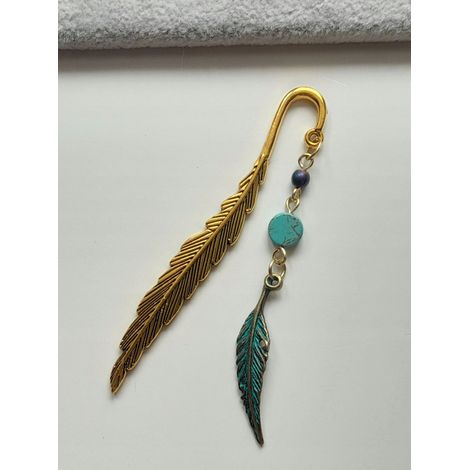 Marcapáginas antiguo de hoja de oro, regalo (1/5)