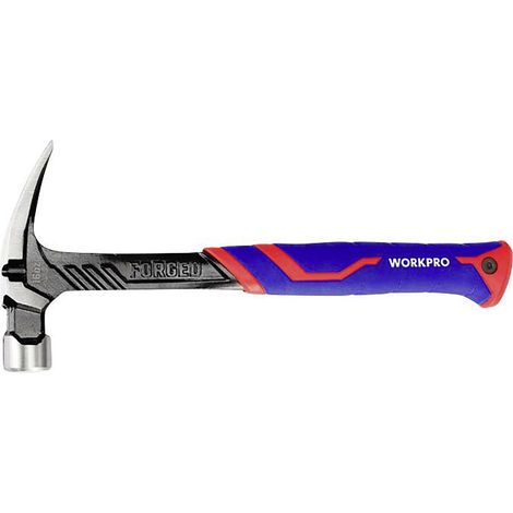WorkPro WP241013 Marteau arrache-clou Manche ergonomique, dur 450 g 1 pc(s) A741703 (1/5)