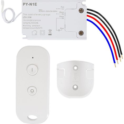 Einzelner Schalter mit RF-Fernbedienung (1/3)