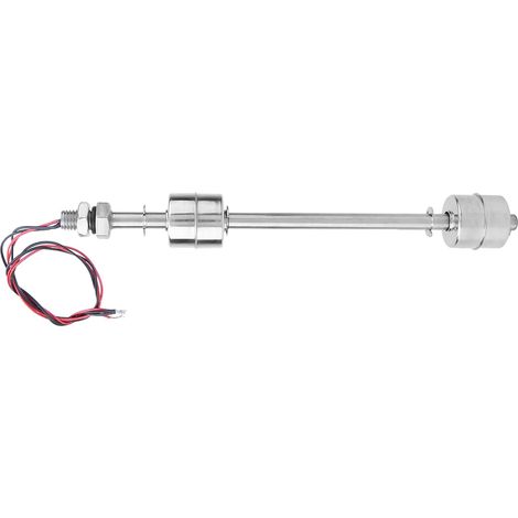 Capteur de Niveau D'eau, Interrupteur à Flotteur à Bille 12 V Double Boule en Acier Inoxydable Capteur de Niveau de Liquide Interrupteur à Flotteur pour Réservoir D'eau,(Floating body 200mm) (1/5)