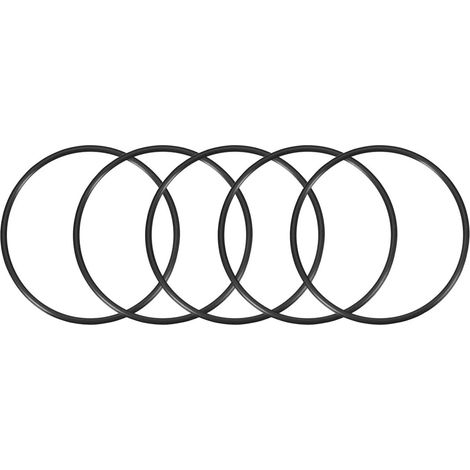 Nitrile Rubber O-Rings 115mm OD 107mm ID 4mm Width Metric Gasket Sealing Pack of 5 (1/5)