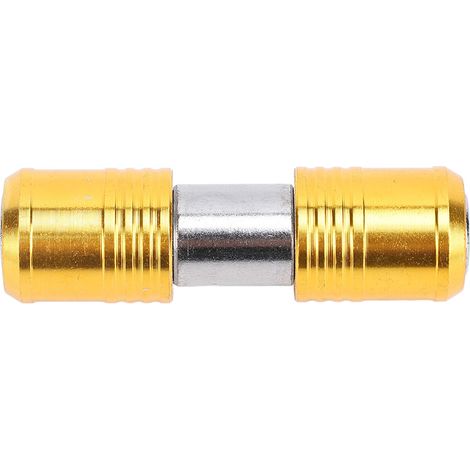 2 PCS Porte-embout Double Rapide Magnétique Adaptateur Douille Rapide Pour Embouts Hexagonaux 1/4 Pouce (1/5)