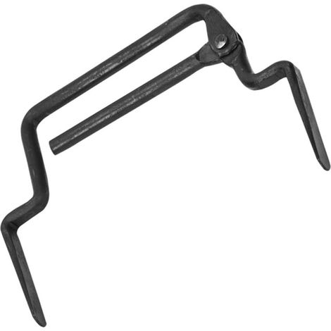 Pince à Brique Réglable Multifonction en Fer, 1 Pièce Rivet Rotatif, Finition Noire, pour Levage de Briques, Outil de Maçonnerie pour Travailleurs (1/5)