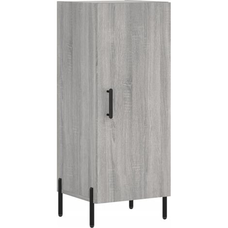 Credenza buffet cassettiera mobile contenitore organizer cucina soggiorno soggiorno Sonoma 34,5 x 34 x 90 cm derivati del legno grigio 020036319