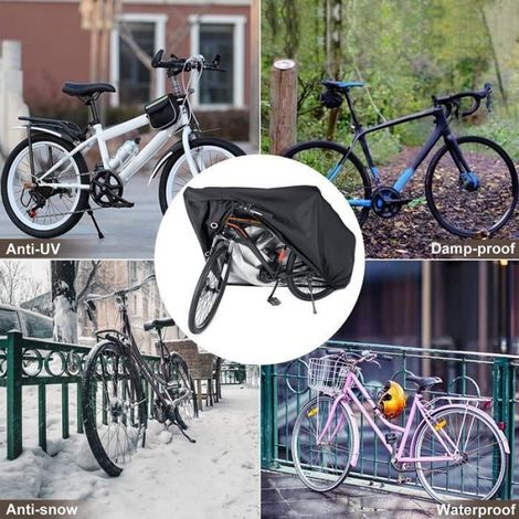 Housse De Velo - Impermeable - 200x85x110 Cm - Protection Uv Antipoussiere - 1 Piece (1/4)