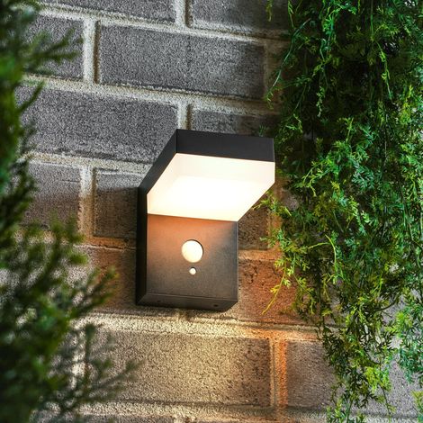 esotec Solar Wandleuchte für außen Nala  PIR LIFEPO4-Akku Aluminium 102931 (1/5)