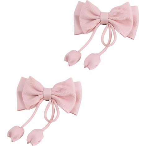 2 embrasses roses nœud papillon, accessoires mariage décoration fenêtre