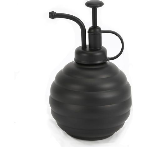 Vaporisateur pour Plantes, Arrosoir pour Plantes d'intérieur, Outil de Jardinage pour arroser Les Plantes de Balcon Style Vintage 500 ML/17OZ (Noir)9,6P x 9,6l x 16,8H centimètres (1/4)