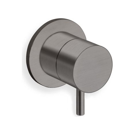 Mitigeur douche triverde encastre complet chrome noir brosse - CRISTINA ONDYNA TV63875