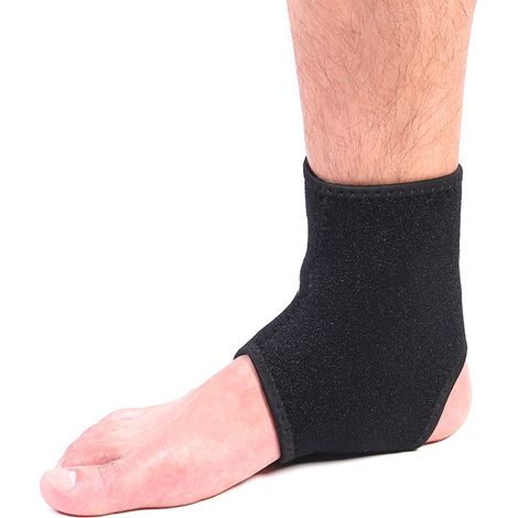 Tobillera SBK 705 en neopreno para tobillo doble cierre color NEGRO (1/3)