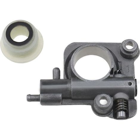The Lord of the Tools Pompe à huile pour tronçonneuse Pièces de rechange d'assemblage de pompe à huile avec vis sans fin C022000020 compatible avec Echo CS-260 CS-271 compatible avec Shindaiwa CS-271T (1/4)
