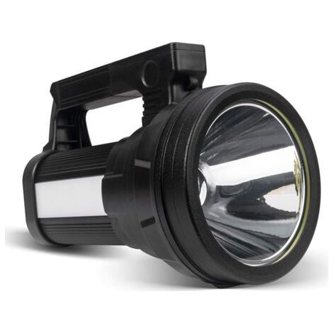 Lampe de poche LED ultra puissante, 20 000 mAh/ 15 000 lumens/ 6 modes/ Lampe de poche LED rechargeable étanche IPX4 pour randonnée, camping - Ceinture et chargeur inclus (1/4)