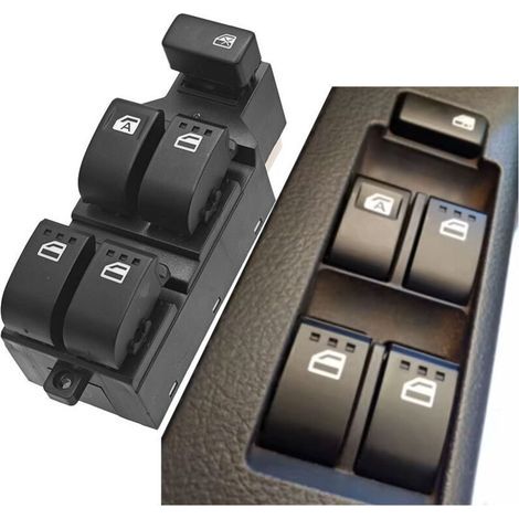 84820-B2010 est un interrupteur de commande à bouton-poussoir pour les vitres électriques des véhicules Toyota Daihatsu. (1/4)