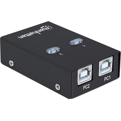 manhattan Switch Automático USB 2.0 Blanc Compact (1/5)