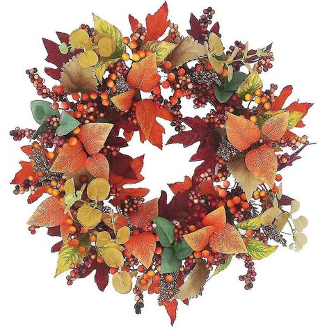 Blumenkranz, Thanksgiving- und Halloween-Dekorationen, Türhänger, Türdekorationen (1/5)