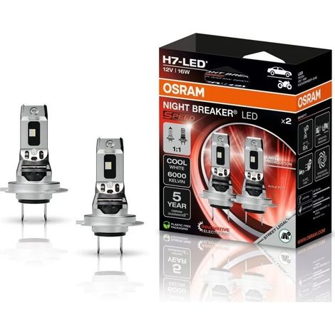 Osram H7 LED-Lampe 6000K 1215 Lumen 12V + 24V PX26 (1/4)