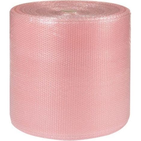 1 x 500x100m PINK Anti-Static Small Bubble Wrap Rolls