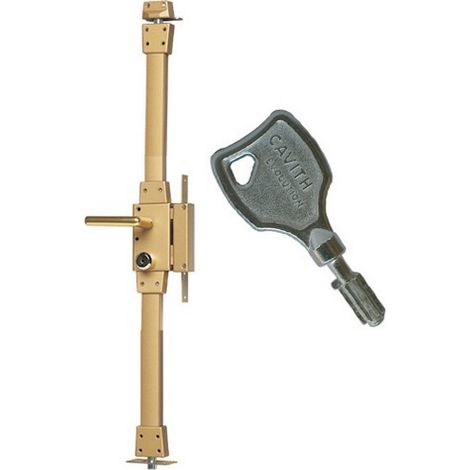 Serratura alta sicurezza ISEO Cavith 372 HB3 - Asse 70 - A cilindro - Destra - ORO - 26720001 (1/2)