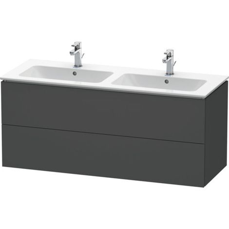 Duravit L-Cube Waschtischunterbau wandhängend, 2 Schubkästen, (1/5)