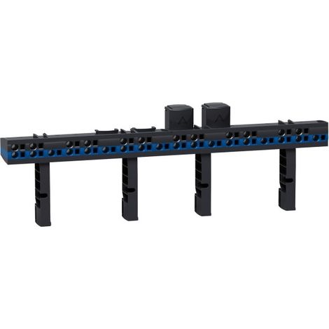Schneider LVS04012 Linergy fm - quick-connect row distributor - 2p 200a - (multiclip)
