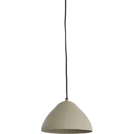 Suspension - gris - Elimo - métal - Ø 25cm - E27 - 2978225 - (1/5)