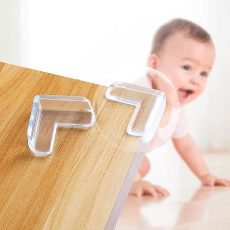 Protection Coin de Table Bébé - 12pcs - Transparent - Angle Meuble - Enfants (1/4)