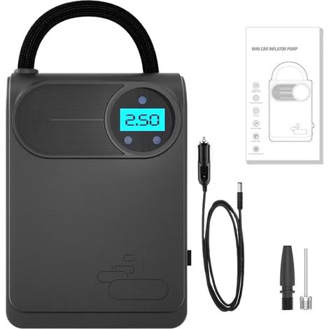 Bomba de aire inteligente, Bandopblazer digital para coche, motocicleta, bicicletas en Ballen, multifunción (1/5)