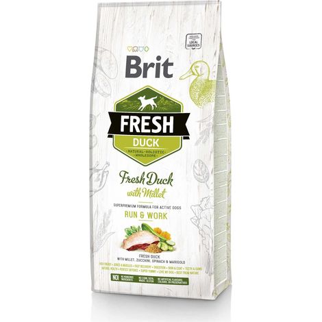 BRIT FRESH RUN & WORK 2,5 KG ADULTE CANARD (8595602530823) (1/2)