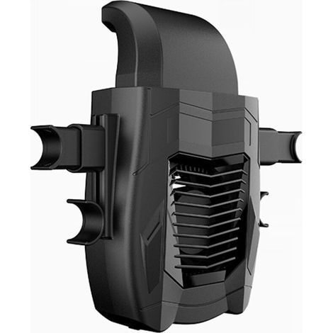 Calefactor portátil para el hogar, calefactor descongelador, calefactor de refrigeración y calefacción, calefactor de doble propósito (negro) (1/4)