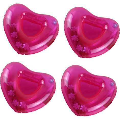 Lot de 4 sous-verres gonflables, porte-gobelets flottants, porte-gobelets de piscine, matelas pneumatiques flottants, porte-gobelets pour boissons de fête, flottants (1/5)