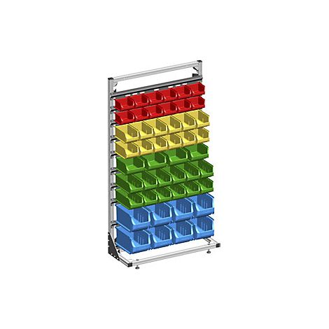 kaiserkraft  Scaffale con cassettine  un lato utile  con 48