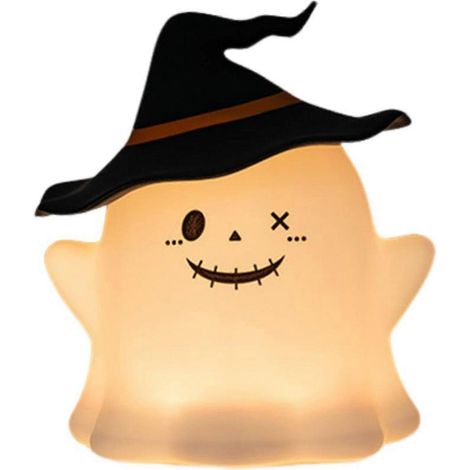 Veilleuse Ghost Face Design LED Energy – étanche éclairage LED – pour Extérieur – Noir (1/5)