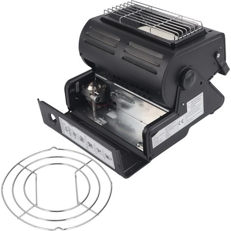 Chauffage au gaz double entrée portable extérieur pour camping pêche tente (1/5)