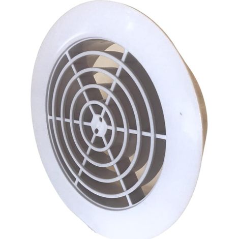 Rejilla ventilacion 125 mm Blanco