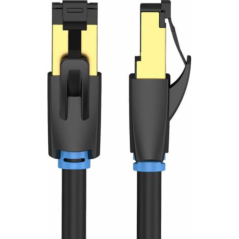 Cable de Red RJ45 SFTP Vention IKABQ Cat.8/ 20m/ Negro