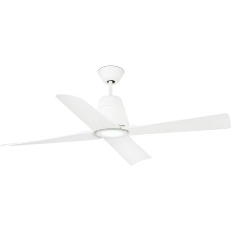 TYPHOON Deckenventilator weiß mit Gleichstrommotor mit Licht (1/3)