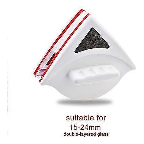 Nettoyeur de vitres magnétique double face ultra-résistant, brosse de nettoyage des deux faces du verre, avec poignée ergonomique (1/5)