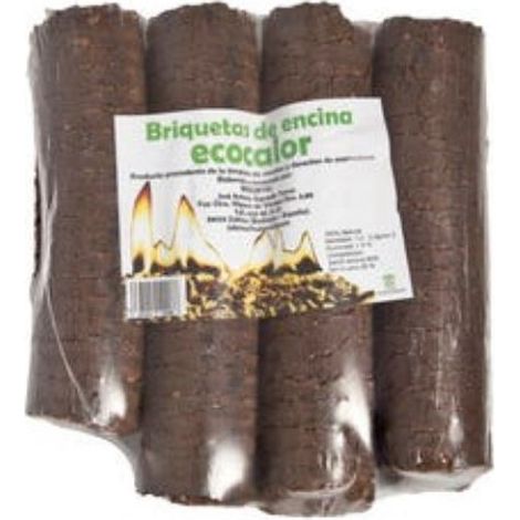Bricchetti di Legno di Leccio Ecologico 7 Kg – Bricchetti per Camino, Combustibile Naturale per Stufe e Caminetti
