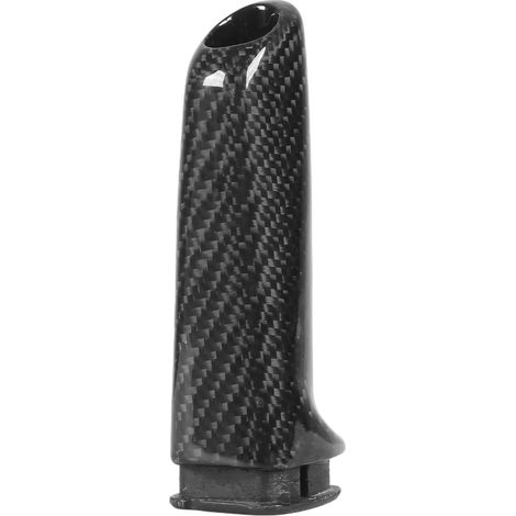 Poignée de frein à main carbone noir brillant accessoire intérieur auto remplacement pour BMW E36 E46 E90 E92 F30 F32 F80 F82 (1/5)
