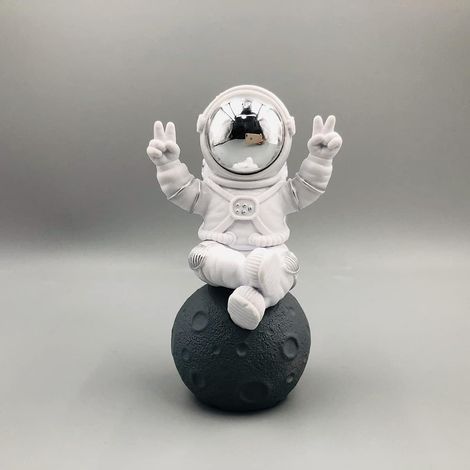 Figurines d'astronautes décoratives - Décoration de bureau - Adorables mini-figurines d'astronautes - Idées cadeaux pour la décoration de gâteaux et les loisirs créatifs (1/3)