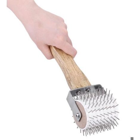 Rouleau de Désoperculation, Rouleau de Désoperculation Rouleau de Miel Outil D'apiculteur Manche en Bois Aiguille D'extraction Miel (1/5)