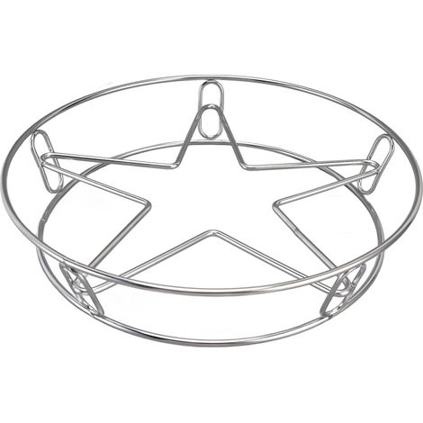 Support de trivet haut avec base stable, multifonctionnel, résistant à la rouille et aux hautes températures, idéal pour la cuisine.