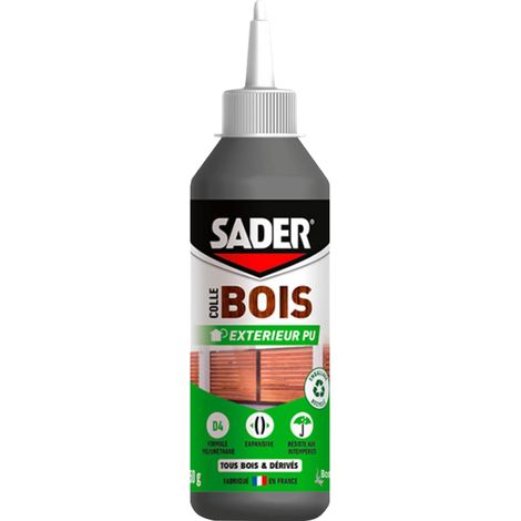 Colle à Bois Extérieur PU Polyuréthane - Biberon de 250 g (1/5)