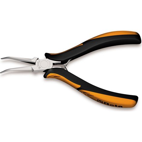Pinza  becchi mezzotondi lunghi rastremati piegati beta 1178bm/p - 140 (1/2)