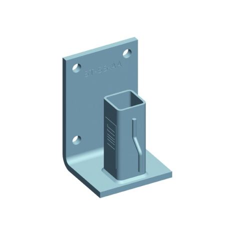 Dimos – Support L 355 pour potelet carré 30x30mm – Norme NF P 93-355 – Pour étanchéité toiture terrasse – 95 mm