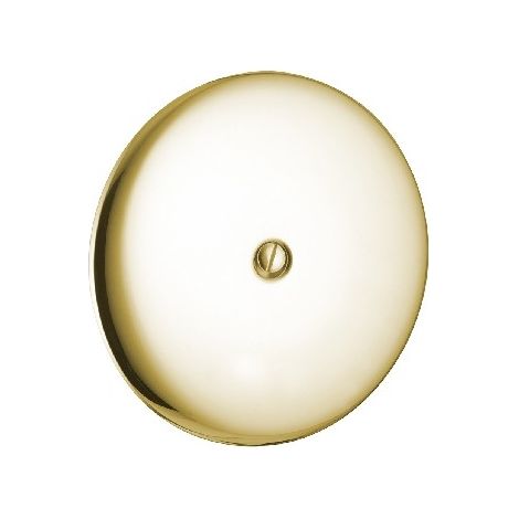PIASTRA PAVIMENTO IN OTTONE Diam. 150 - Bronzata PB (1/2)