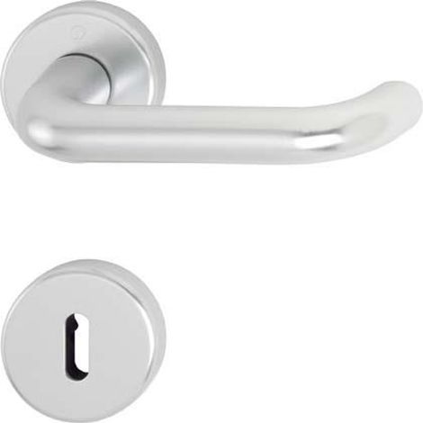 HOPPE ZT-Schlüsselrosette 42KVS rd., WC/SS F1 eloxiert,TS 37-42 (1/3)